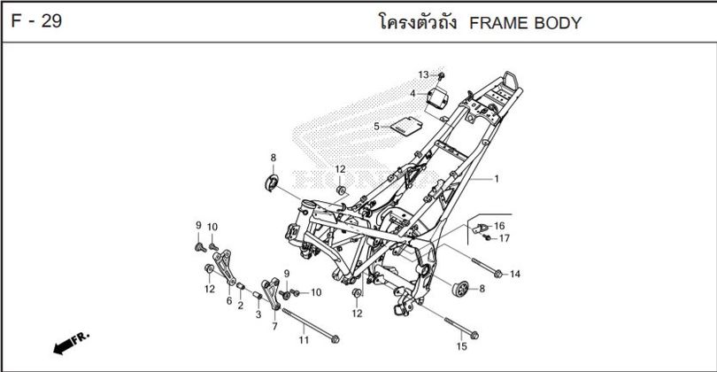F-29 FRAME BODY
