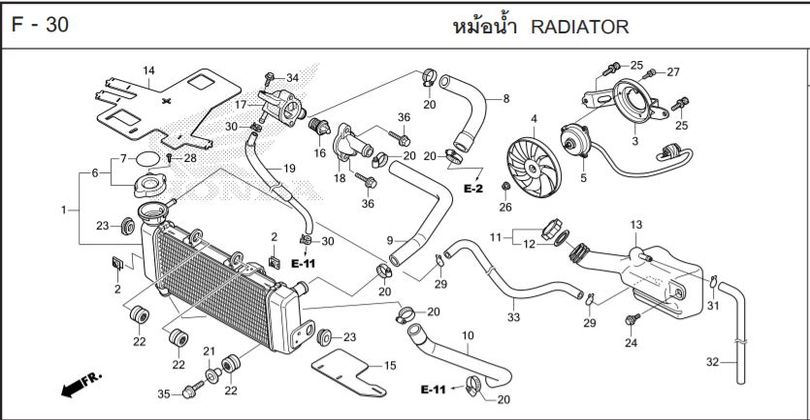 F-30 RADIATOR