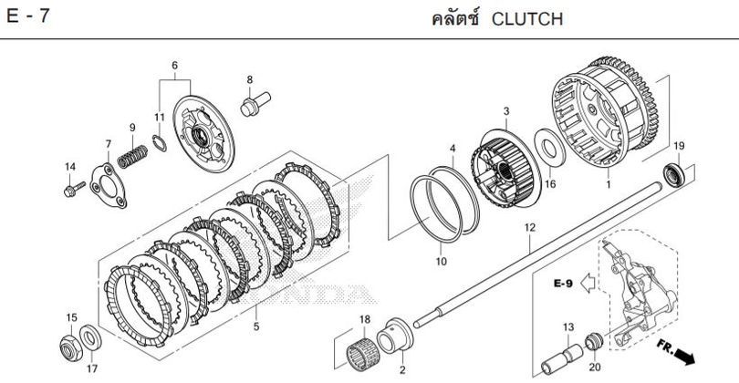 E-7 CLUTCH