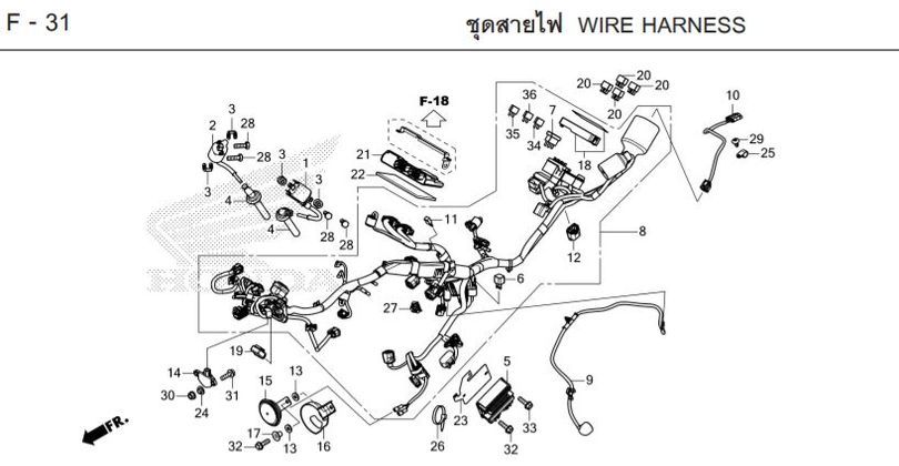 F-31 WIRE HARNESS