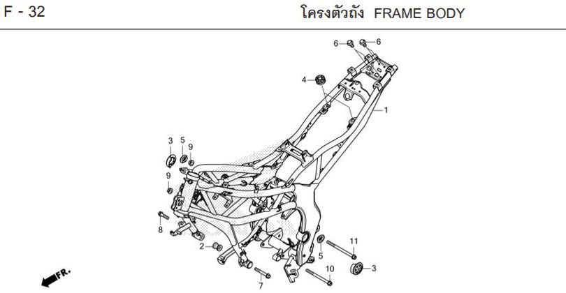 F-32 FRAME BODY