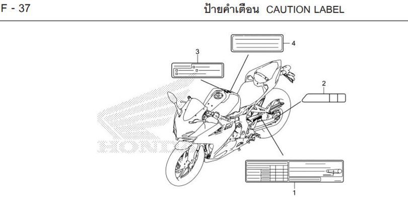 F-37 CAUTION LABEL