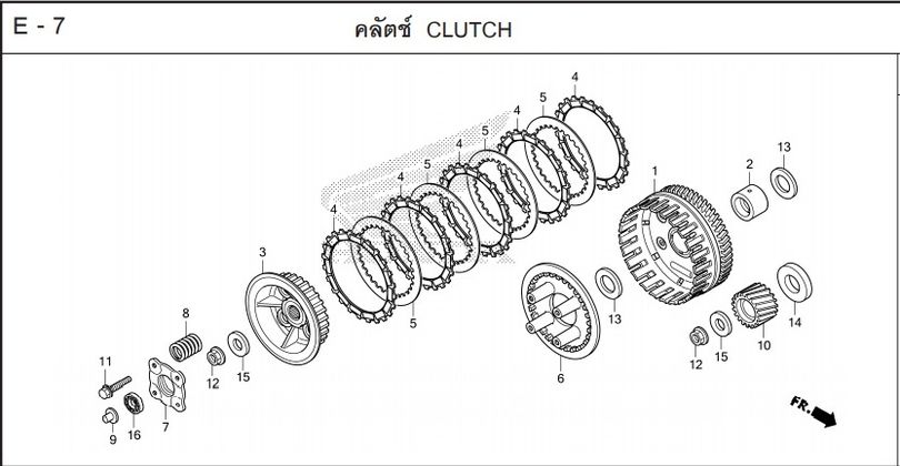 E-7 CLUTCH