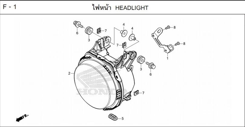 F-1 HEADLIGHT