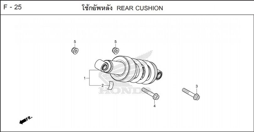 F-25 REAR CUSHION