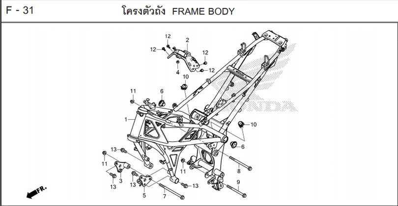 F-31 FRAME BODY