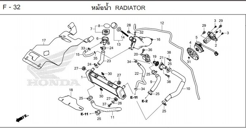 F-32 RADIATOR