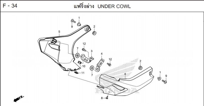 F-34 UNDER COWL