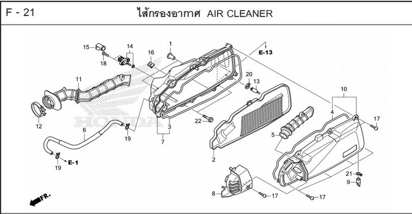 F-21 AIR CLEANER
