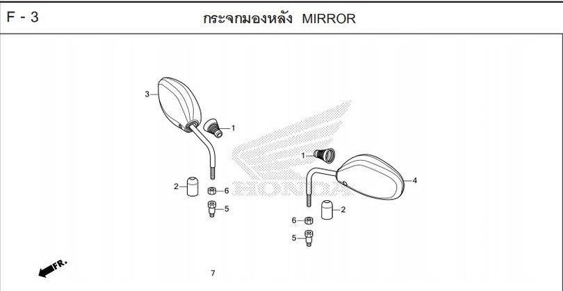 F-3 MIRROR