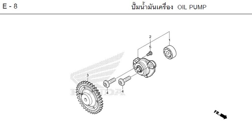 E-8 OIL PUMP