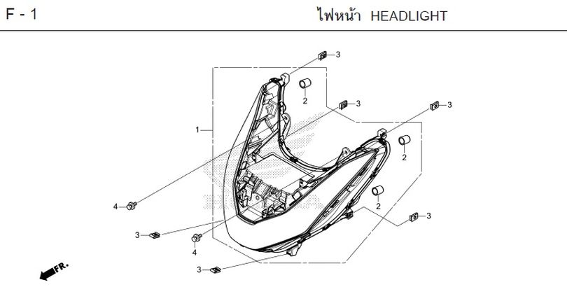 F-1 HEADLIGHT