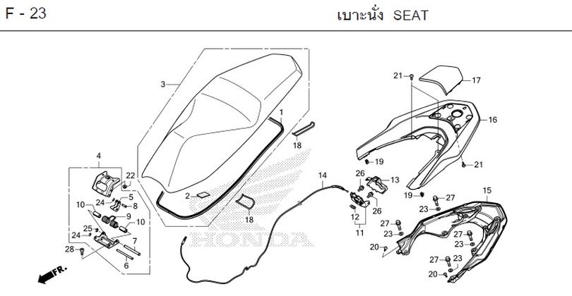 F-23 SEAT