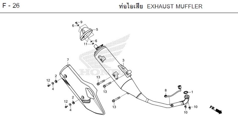 F-26 EXHAUST MUFFLER