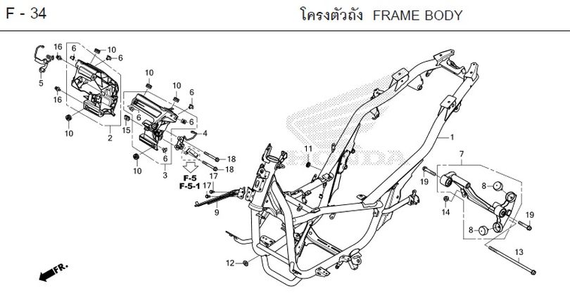 F-34 FRAME BODY