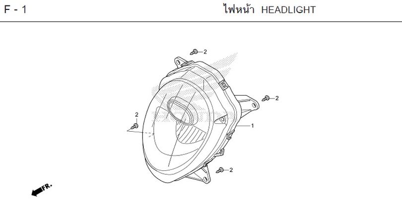 F-1 HEADLIGHT