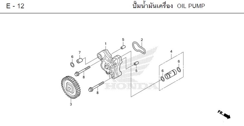 E-12 OIL PUMP