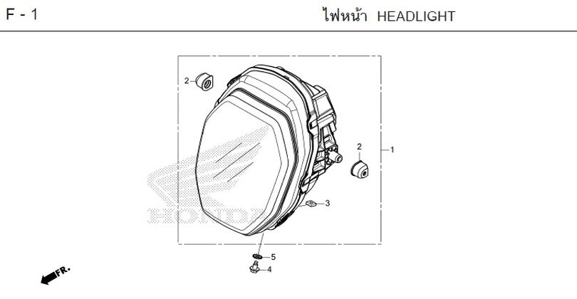 F-1 HEADLIGHT