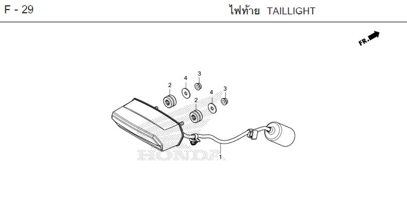 F-29 TAILLIGHT