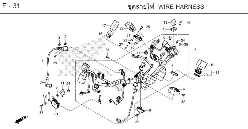 F-31 WIRE HARNESS