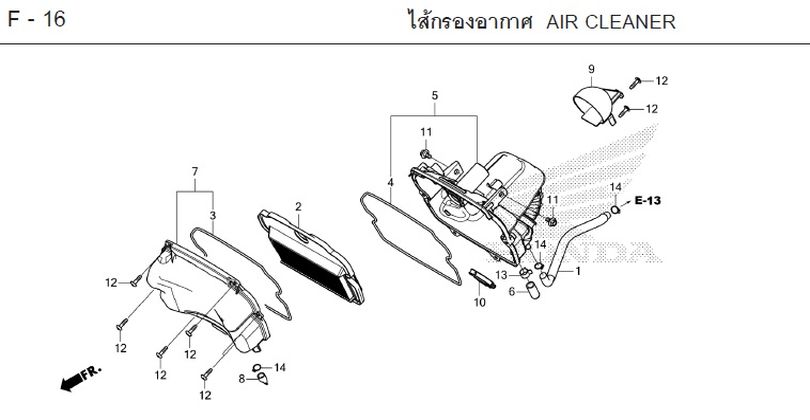 F-16 AIR CLEANER