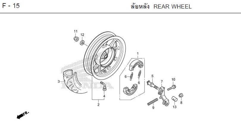 F-15 REAR WHEEL