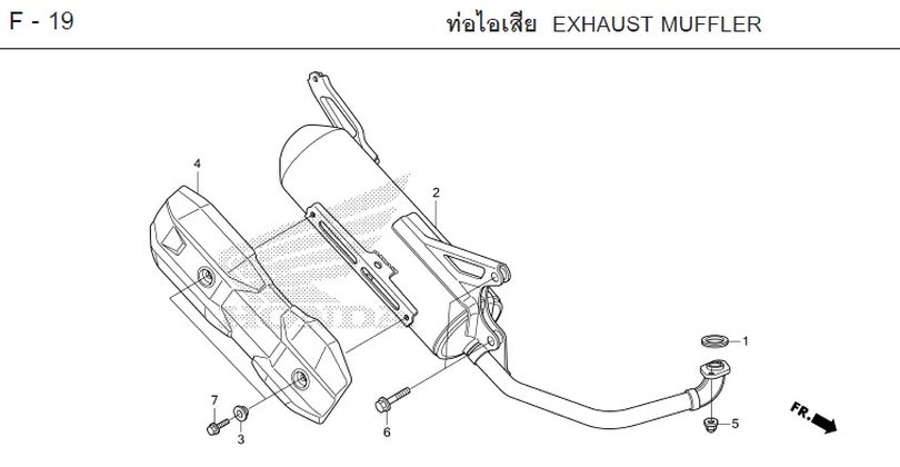 F-19 EXHAUST MUFFLER