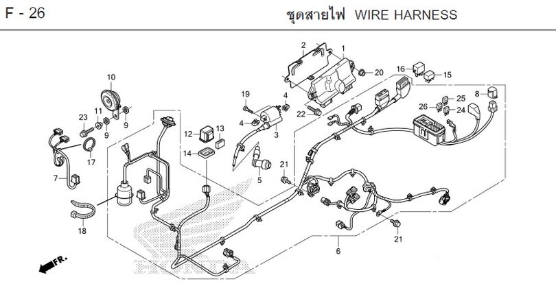 F-26 WIRE HARNESS