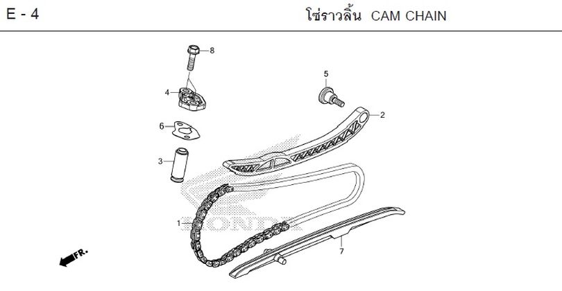 E-4 CAM CHAIN