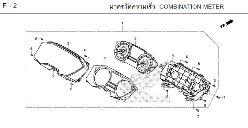 F-2 COMBINATION METER