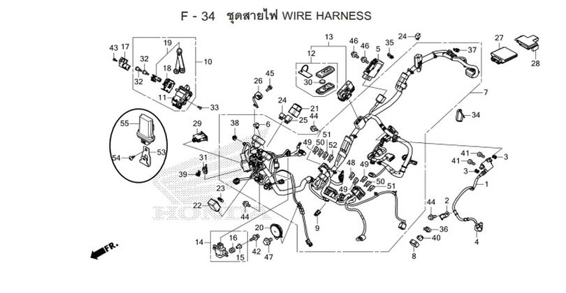 F-34 WIRE HARNESS
