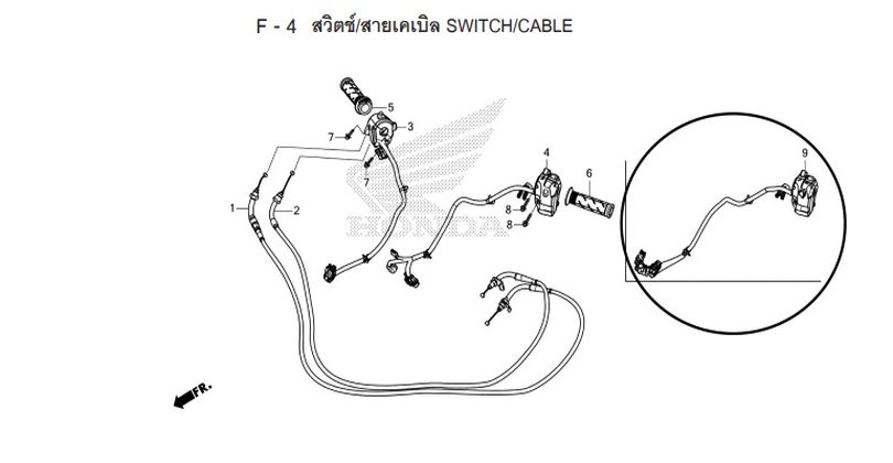 F-4 SWITCH/CABLE