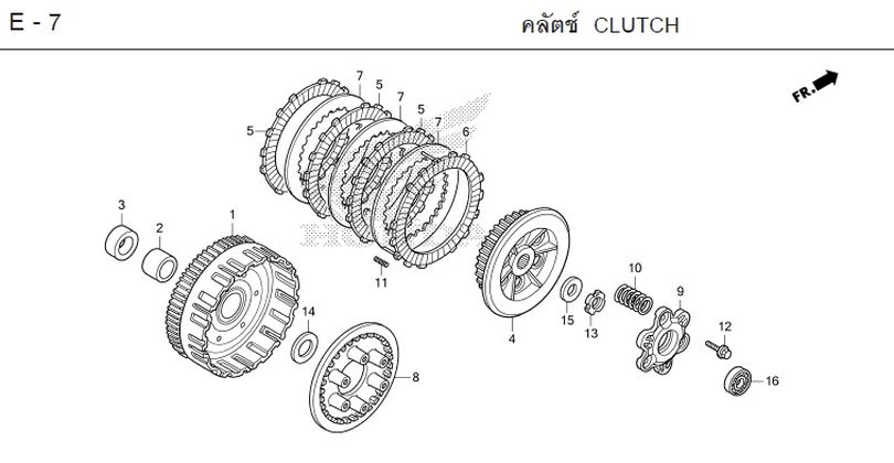 E-7 CLUTCH