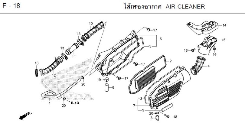 F-18 AIR CLEANER