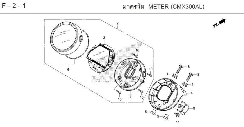 F-2-1 2-1 METER (CMX300AL)
