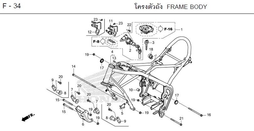 F-34 FRAME BODY