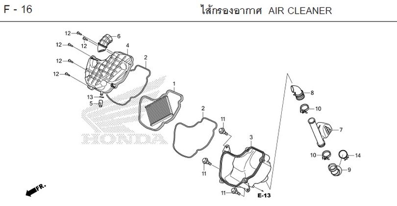 F-16 AIR CLEANER
