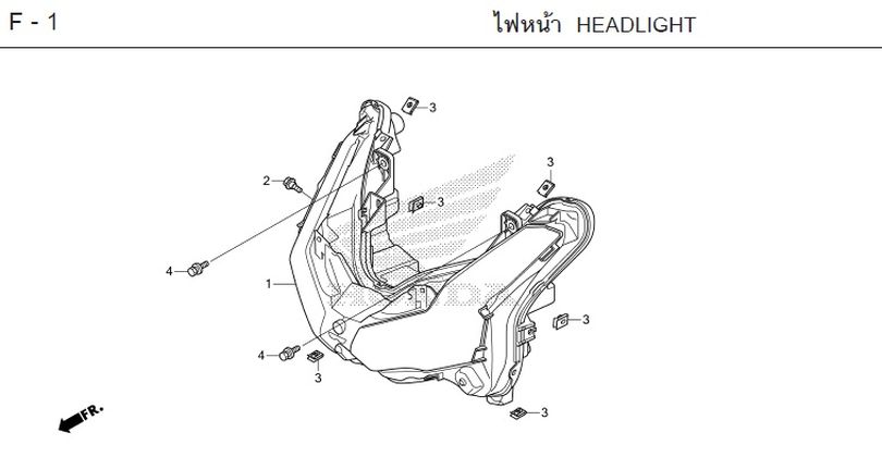 F-1 HEADLIGHT