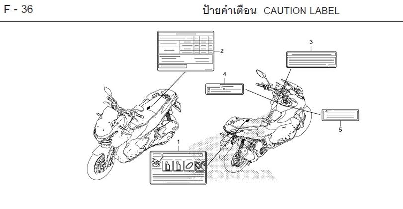 F-36 CAUTION LABEL