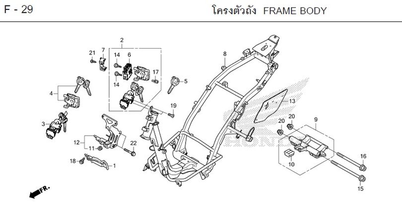 F-29 FRAME BODY