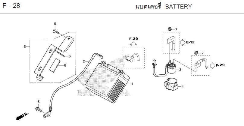 F-28 BATTERY