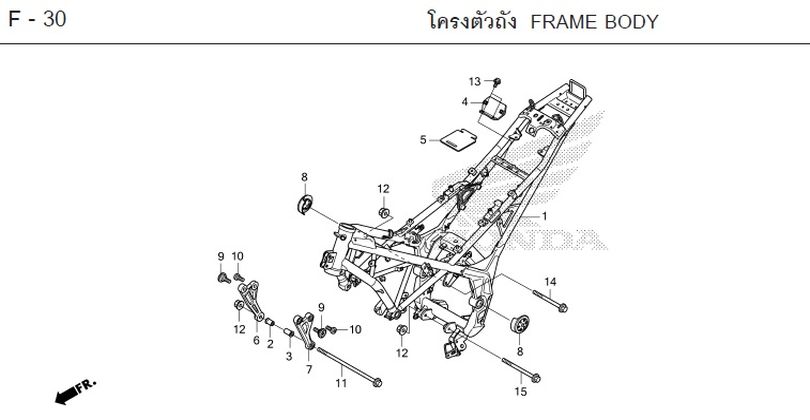 F-30 FRAME BODY