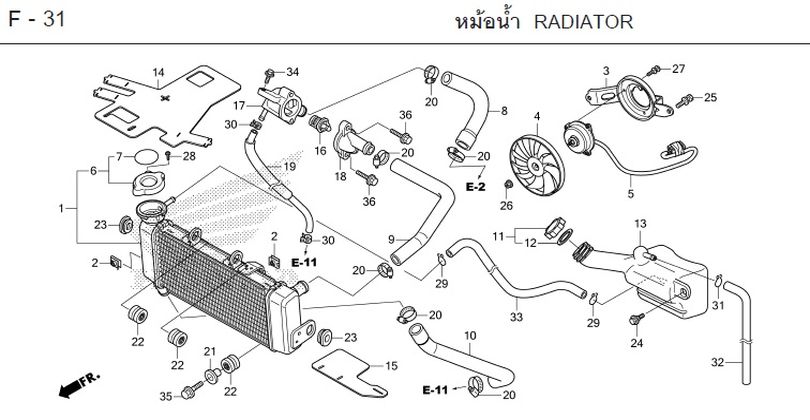 F-31 RADIATOR