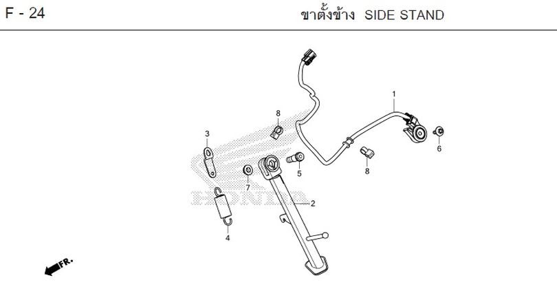 F-24 SIDE STAND