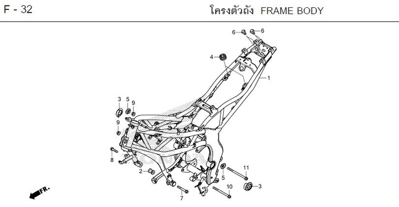 F-32 FRAME BODY