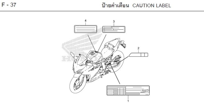 F-37 CAUTION LABEL