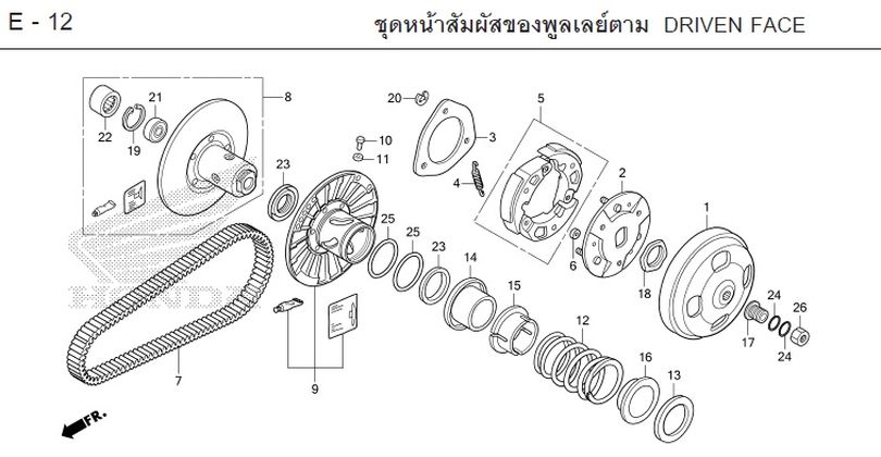 E-12 DRIVEN FACE