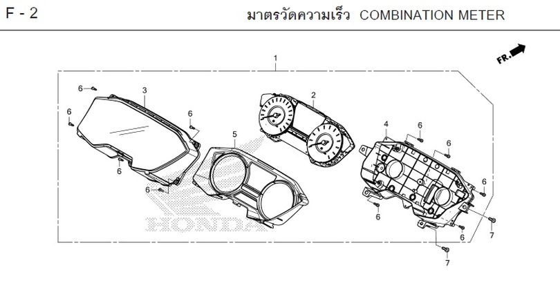 F-2 COMBINATION METER