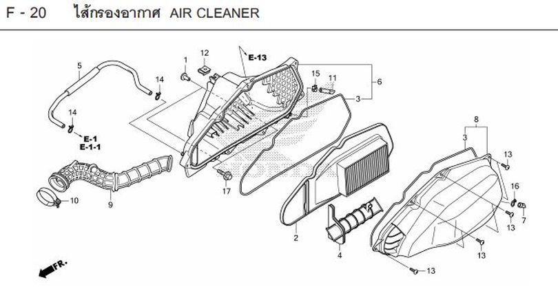 F-20 AIR CLEANER