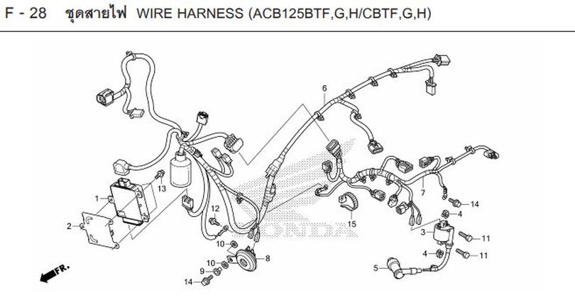 F-28 WIRE HARNESS